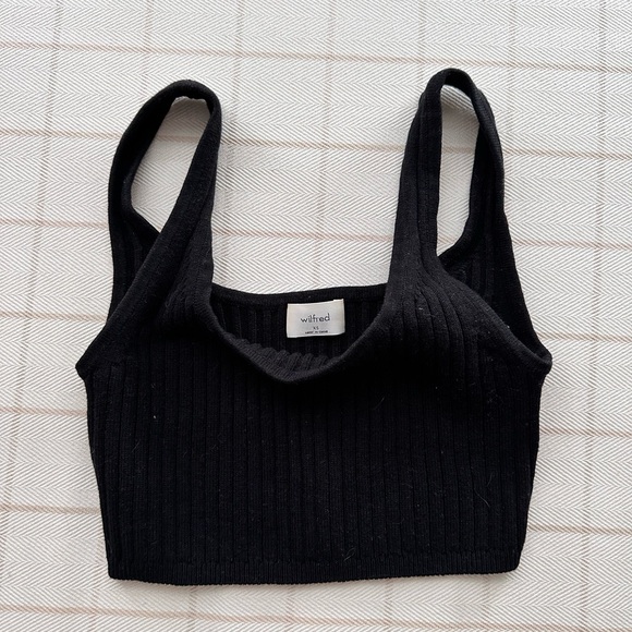 Aritzia Wilfred Manila Tank - Black XS - Picture 4 of 4